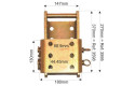 Thumbnail of height-adjustable-hitch-plate--3595---2-pin---yellow-zinc_851629.jpg