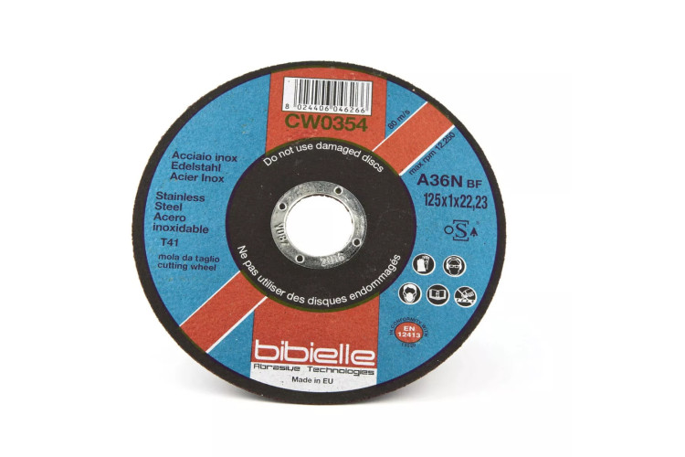 115MM x 22.2MM x 1.0MM SLITTING (CUTTING) DISCS (50PK) (BIBIELLE)