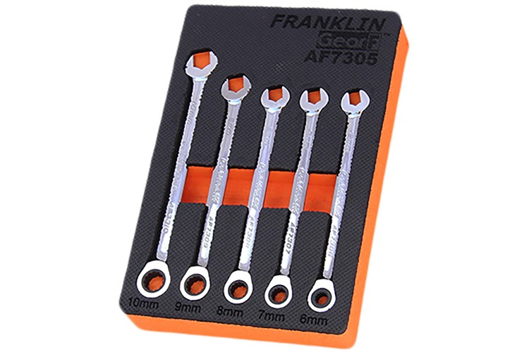 12 pt GearF Grip 4+ Combination Ratchet Spanner 6mm