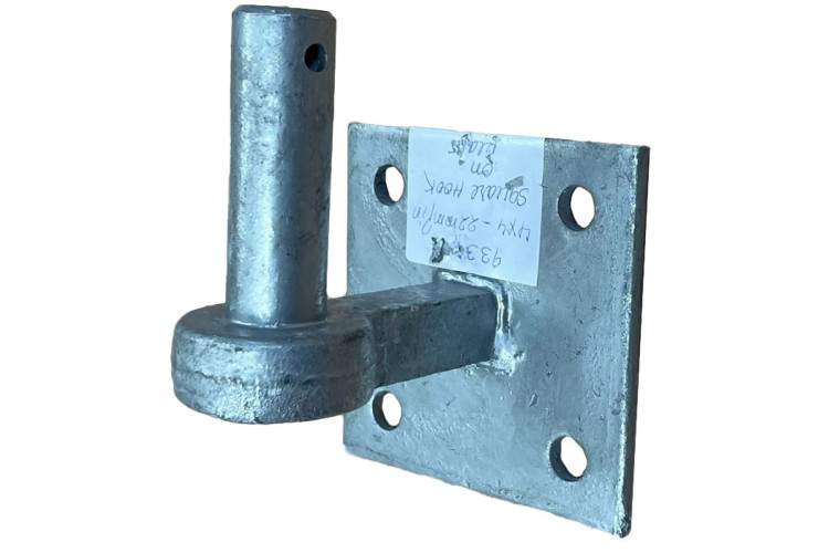 22MM HOOK ON SQUARE PLATE (GALV)