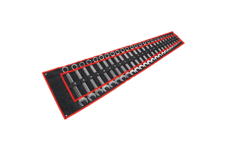 25pc Combination Spanner Set Metric
