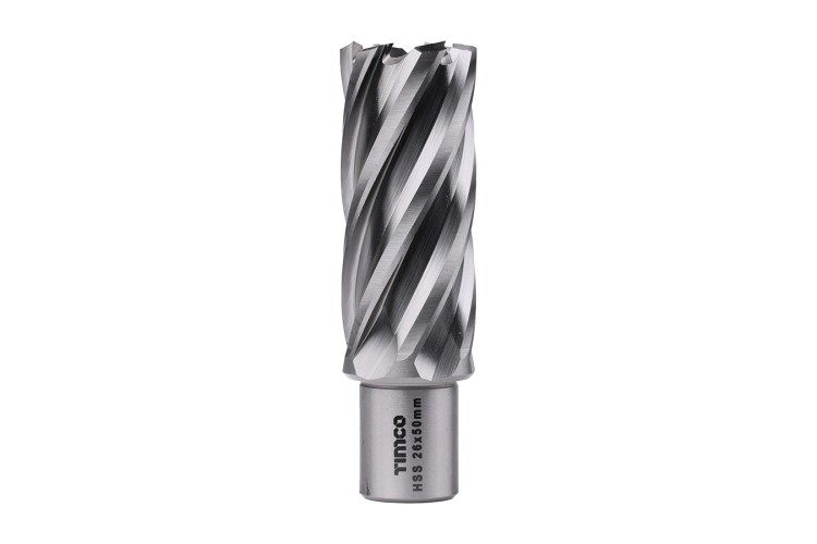 26 X 50MM BROACHING (MAG DRILL) CUTTER (HSS M2) (LONG)
