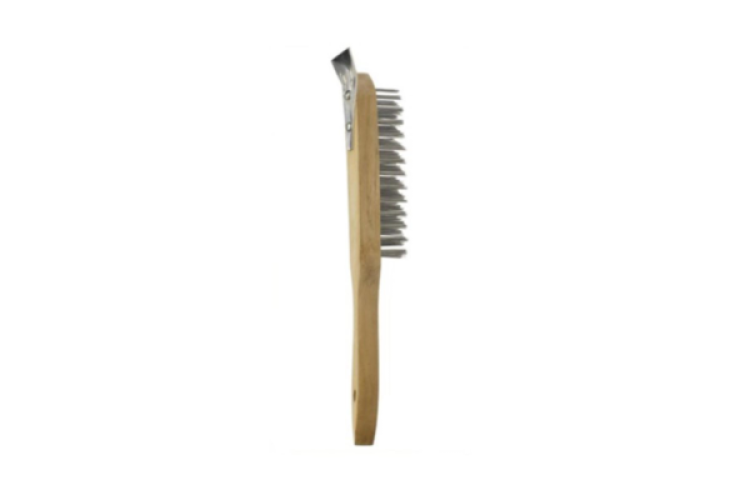 4 ROW WIRE BRUSH & SCRAPER