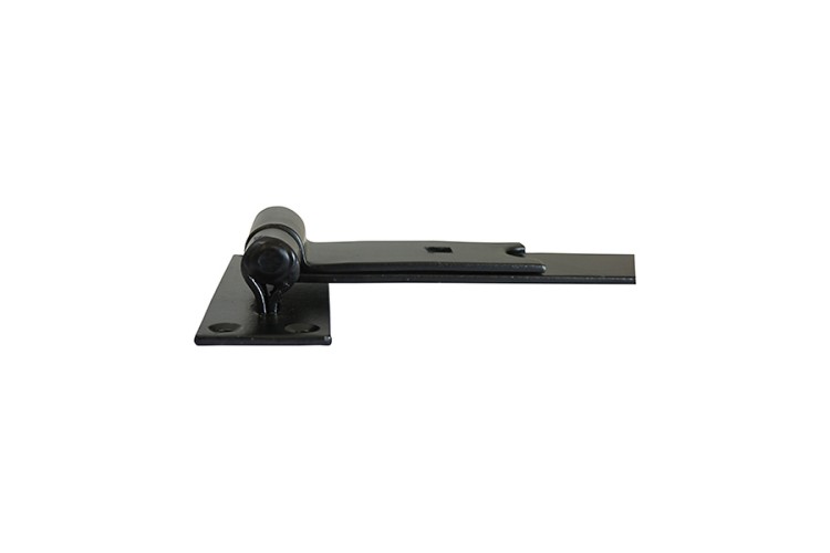400MM STRAIGHT BAND AND HOOK PLATE (2PK) (BLACK)