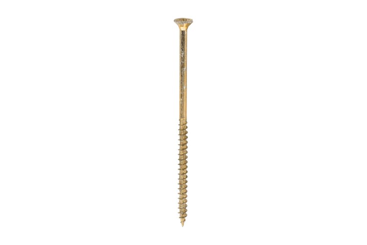 6.0 X 130MM VELOCITY SCREW (PZ2) (COUNTERSUNK) (YELLOW ZINC)