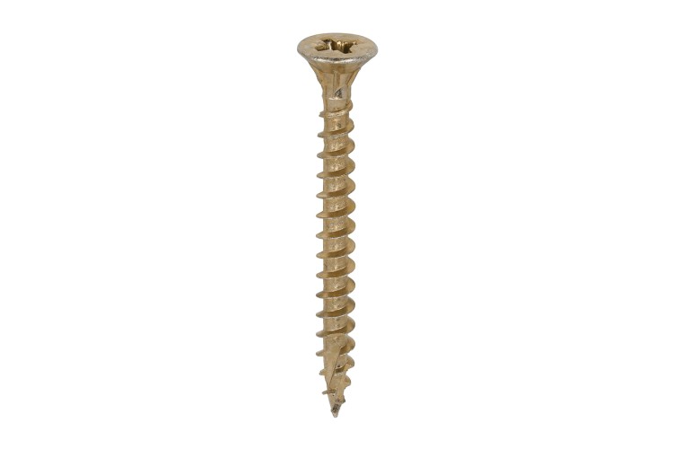 6.0 x 60MM C2 WOODSCREW (PZ2) (COUNTERSUNK) (YELLOWZINC)