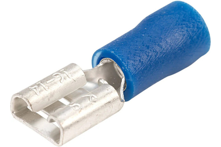 6.3 X 0.8 BLUE FEMALE NON INSULATED TERMINAL (100PK)