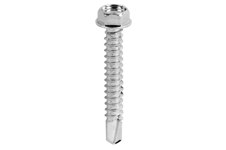 6.3MM X 160MM HEX FLANGE HEAD SELF DRILLING SCREW (ZINC)