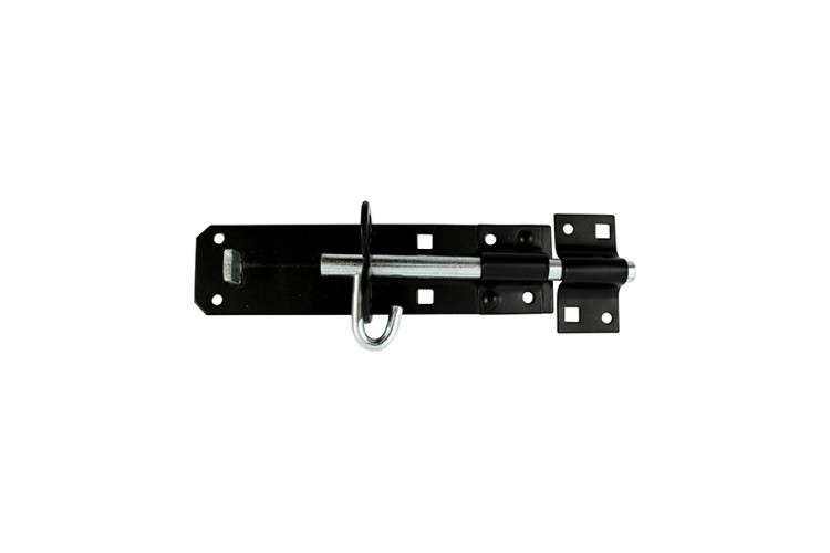 6 INCH BRENTON PADBOLT (BLACK) (TIMCO)