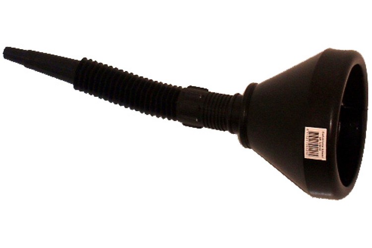 6 INCH FUNNEL C/W 200MM FLEXIBLE PIPE AND FILTER