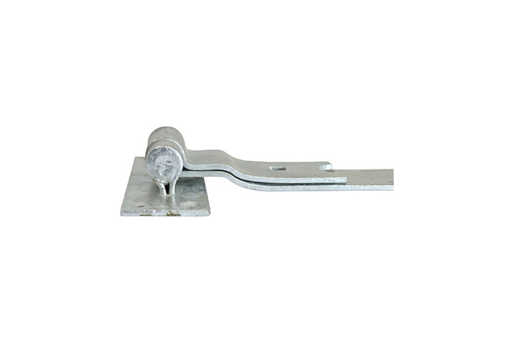 600MM CRANKED BAND AND HOOK PLATE (2PK) (GALV)