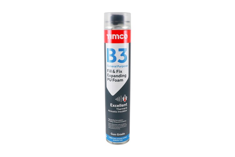 750ml Expanding PU Foam (B3) - Gun Grade