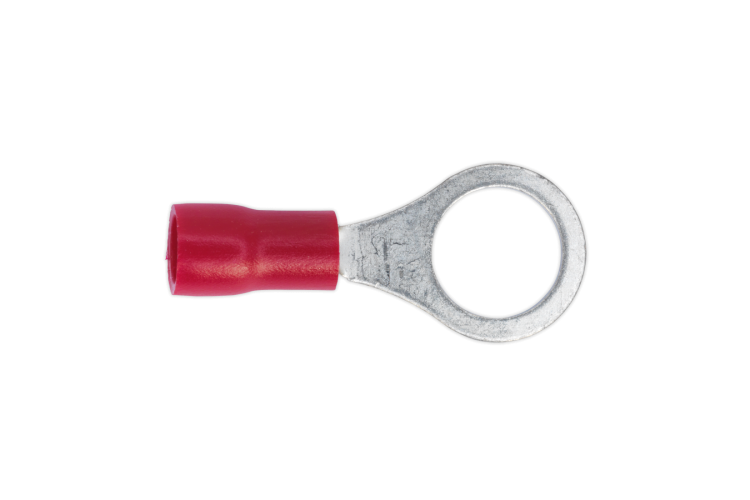 8.4MM RING TERMINAL (RED) (100 PK)