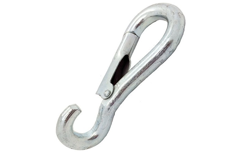8MM SNAP HOOK TO CRUE (ZINC)