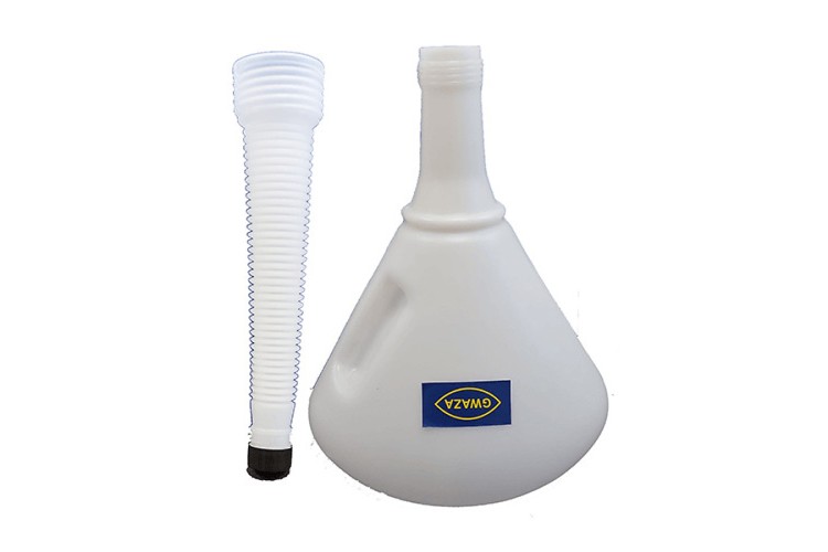 9 INCH FUNNEL W/ 200MM FLEXI PIPE + FILTER (GWAZA)