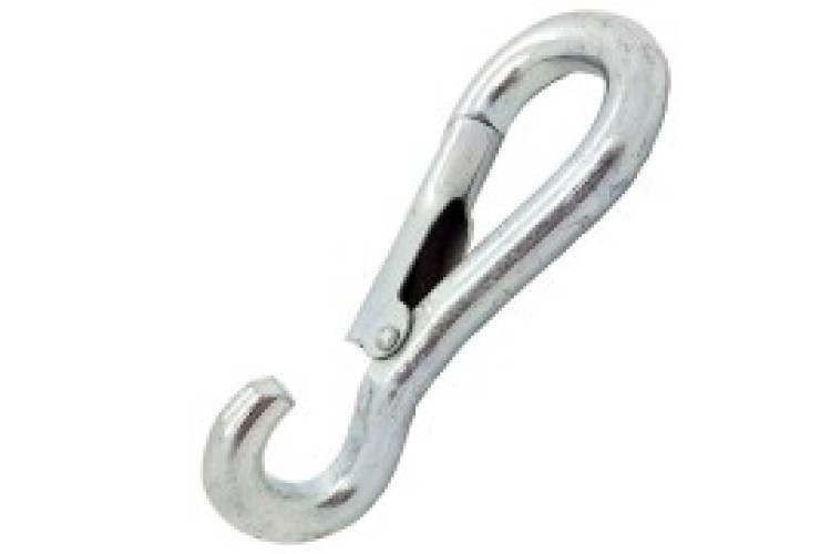 9MM X 88MM SNAP/SPRING HOOK TO CRUE (ZINC)