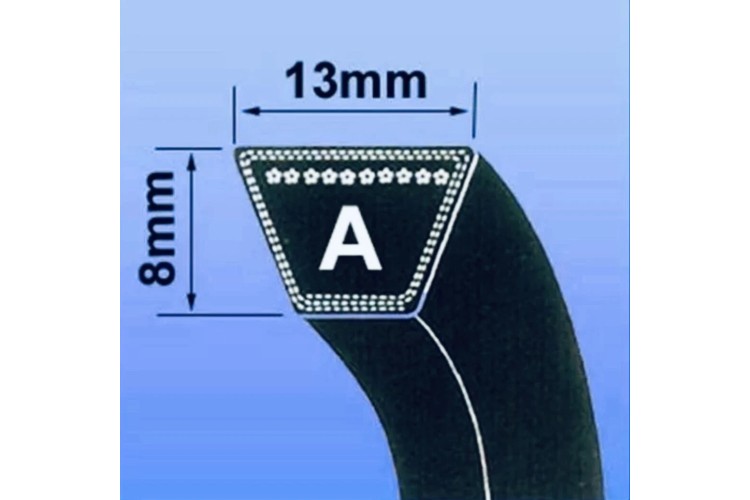 (A93) A2400 V BELT CLASSICAL WRAPPED SECTION