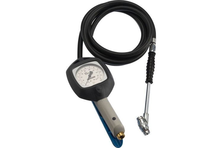 AIRFORCE TYRE INFLATOR 2.7M HOSE TWIN CLIP-ON CONNECTOR