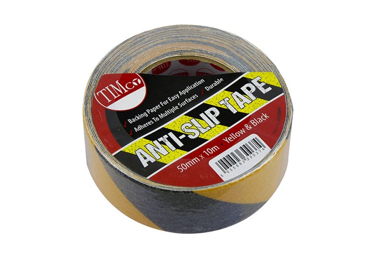ANTI SLIP YELLOW/BLACK TAPE (10MTR X 50MM)
