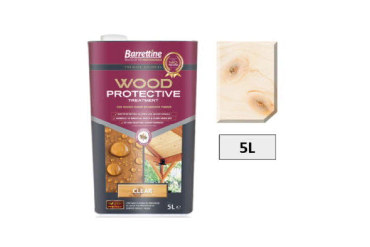 BARRETTINE 5L WOOD PROTECTOR CLEAR