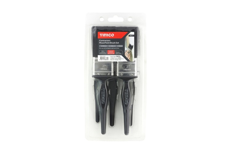 CONTRACTORS PAINT BRUSH SET (5 PK)