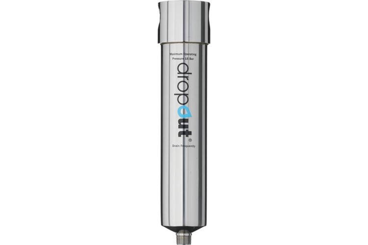 Dropout Water Separator Stainless Steel, 1,350 l/min, 3/4 Ports
