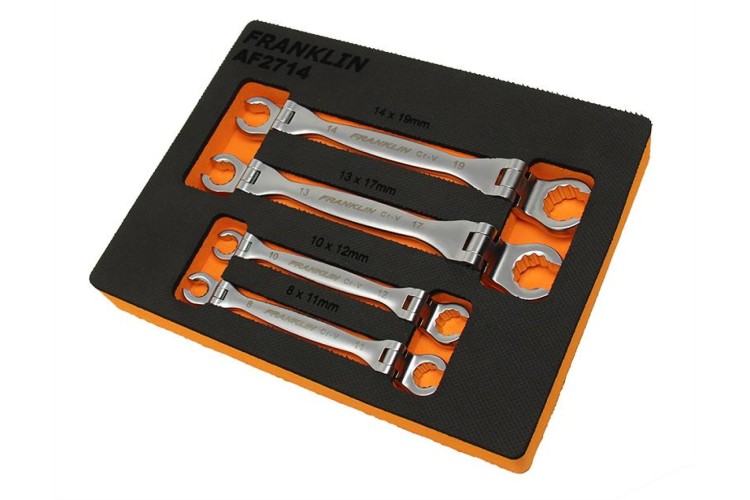 Franklin 4 pce Flexi Flarenut Wrench Set