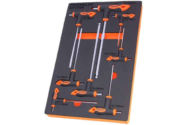  Franklin Hexagon Long T-Handle 2.5 x 75mm