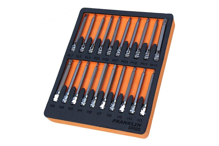  Franklin XF Hex Bit Socket 5 x 95mm 1/4