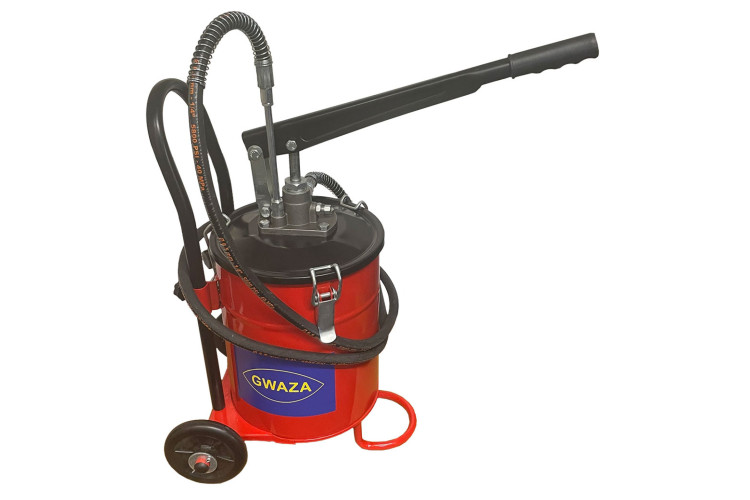 Grease Pump Bucket Cap.10kgs with Trolley