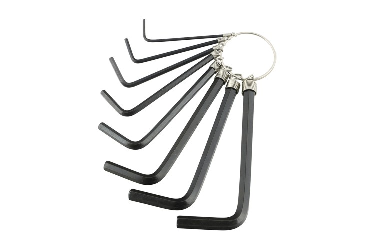 HEX KEY KEYRING SET (8PCS)