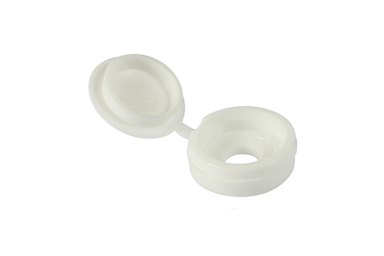 HINGED SCREW CAPS (SMALL) (WHITE) (3.0MM -4.5MM SCREW) (100PK)
