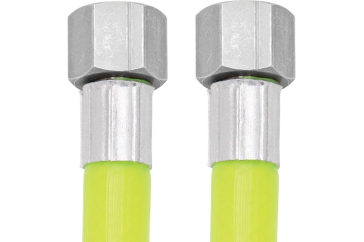 HOSE ASSEMBLY YELLOW HIGH VISIBILITY (20MTR OF 10MM HOSE) (1/4 SWIVEL ENDS)