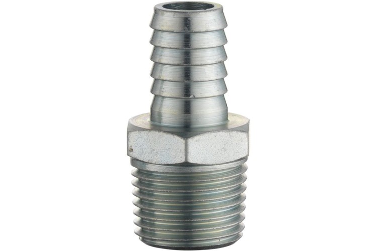 Hose Tail 12.7mm (1/2) i/d Hose to Male Thread R 1/2 