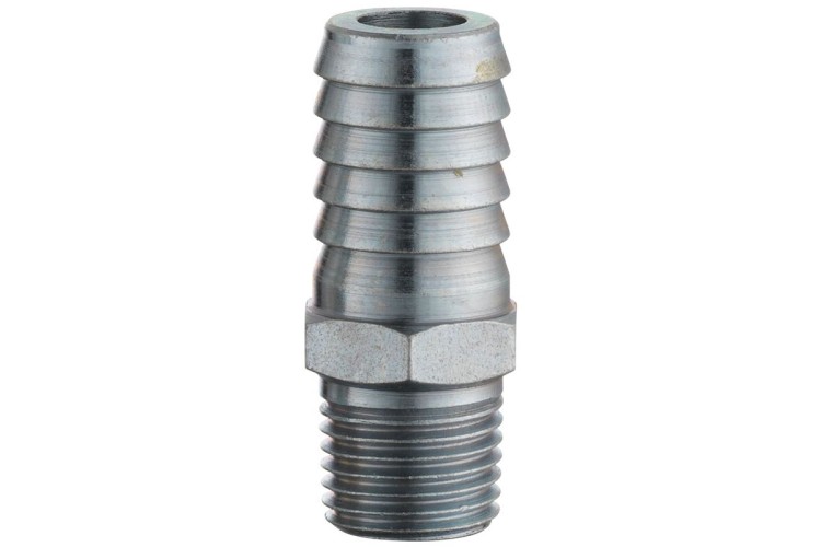 Hose Tail 12.7mm (1/2) i/d Hose to Male Thread R 1/4 