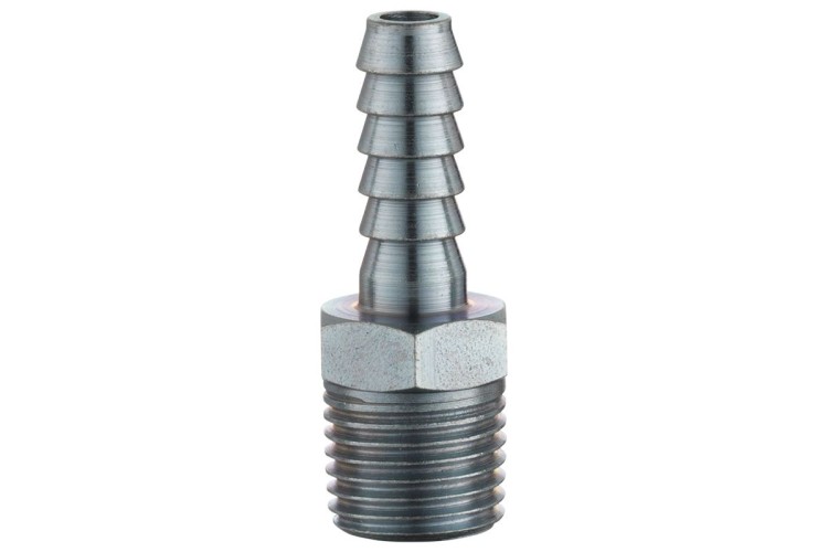 Hose Tail 6.35mm (1/4) i/d Hose to Male Thread R 1/4 