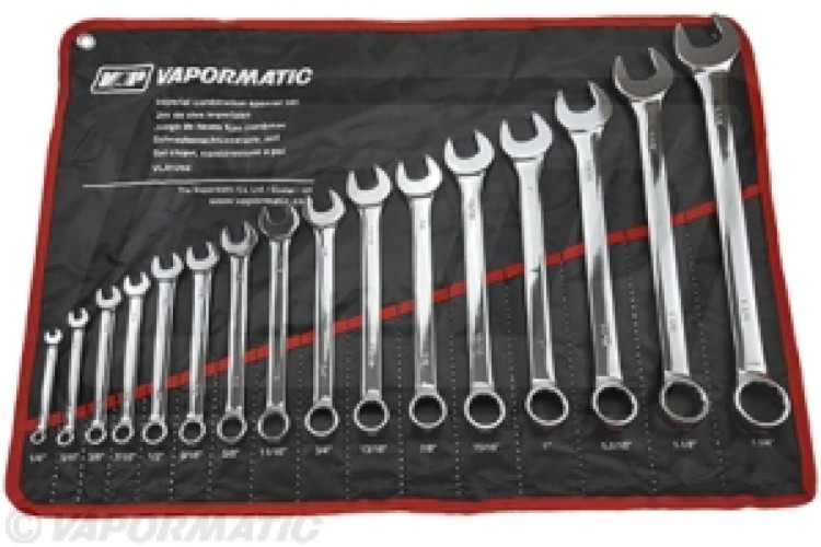 IMPERIAL SPANNER SET (1/4 TO 1 1/4)