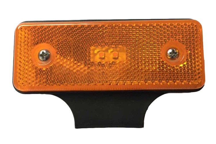 LED SIDE MARKER LAMP WITH BRACKET (AMBER) (12/24V)