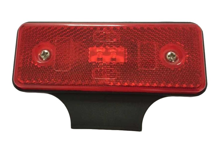 LED SIDE MARKER LAMP WITH BRACKET (RED) (12/24V)