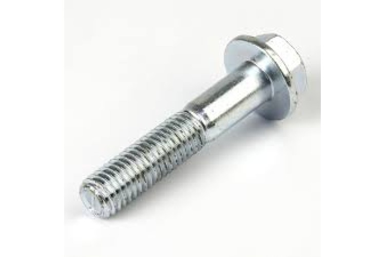 M10 - 1.25 X 40MM (FLANGE) HEX SET SCREW (METRIC FINE) (10.9) (ZINC)
