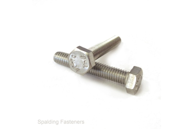 M10 X 50MM - 1.50 HEX SET SCREW (A2)