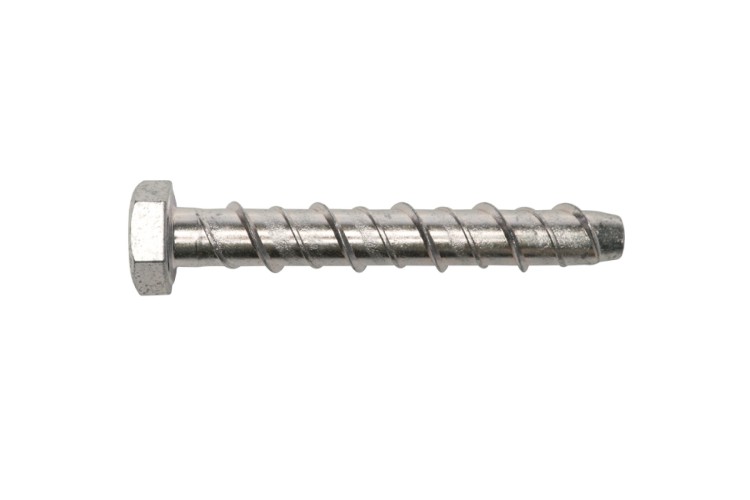 M12 X 75MM SERBOLT CONCRETE BOLT HEX HEAD (ZINC)