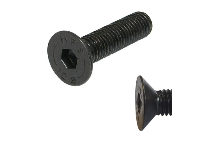 M16 X 200MM COUNTERSUNK SET SCREW (10.9) (SELF COLOUR)