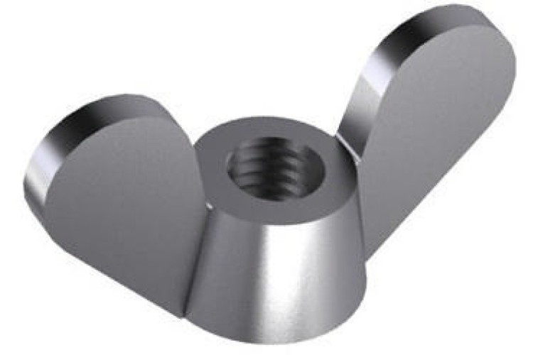 M6 - 1.00 WING NUT (A2 STAINLESS) 