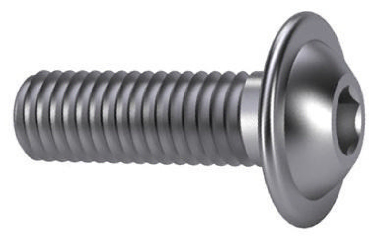 M6 X 30MM FLANGE BUTTON SCREW (A2)