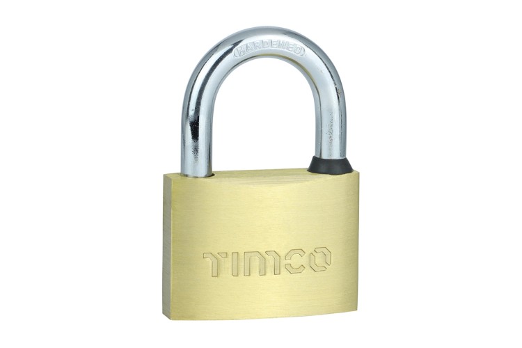 60MM BRASS PADLOCK RUBBER SHACKLE SEAL 3 KEYS