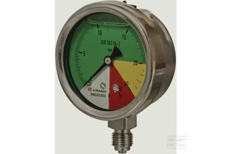 Pressure gauge diameter 63mm 0-20-40-60 1/4
