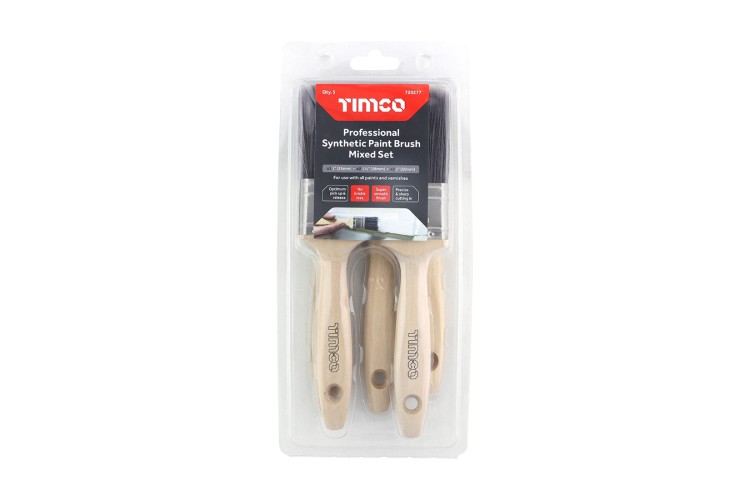 Professional Synthetic Paint Brush Mixed Set 5pcs
