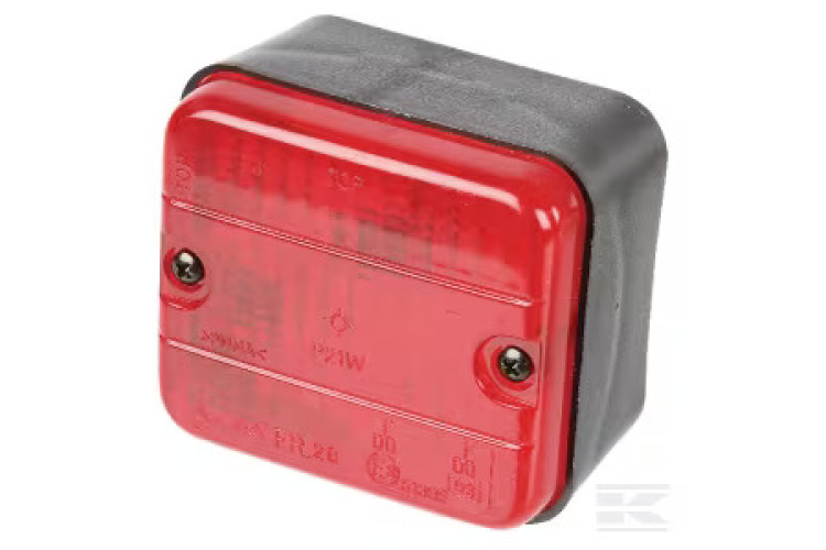 REAR FOG LIGHT (SQUARE) (RED) 87 X 52 X 77MM (BULB TYPE)