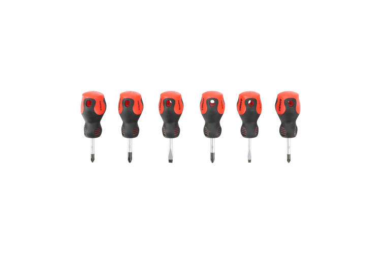 STUBBY SCREWDRIVER SET (6PK) (TIMCO)